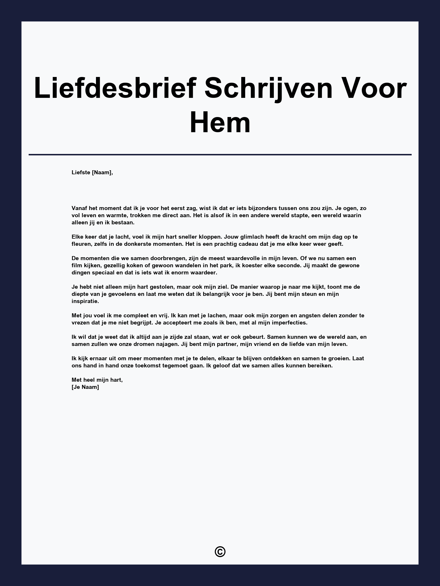 Liefdesbrief Schrijven Voor Hem
